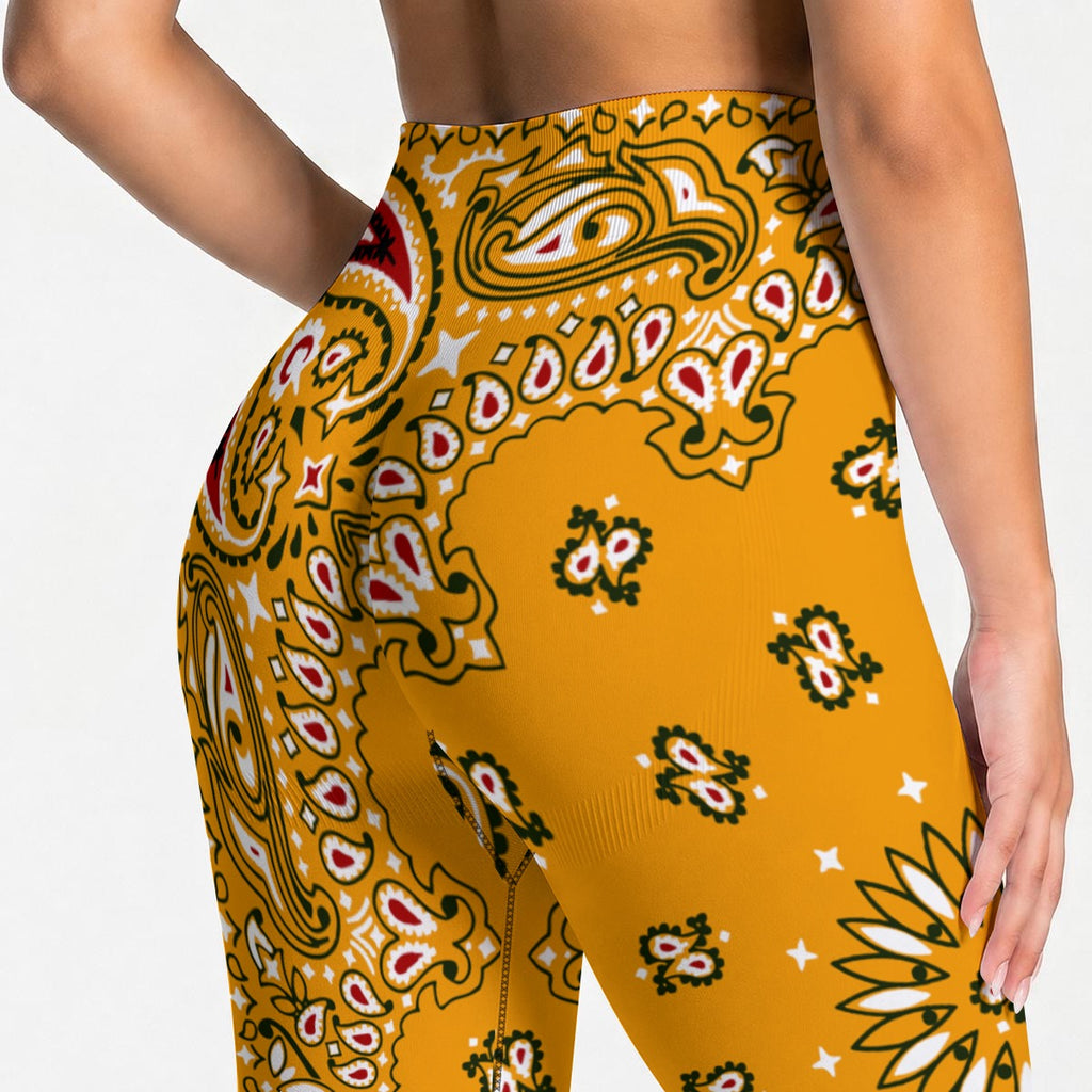 All-Over Print Women's Seamless High Waisted Butt-Lifting Leggings