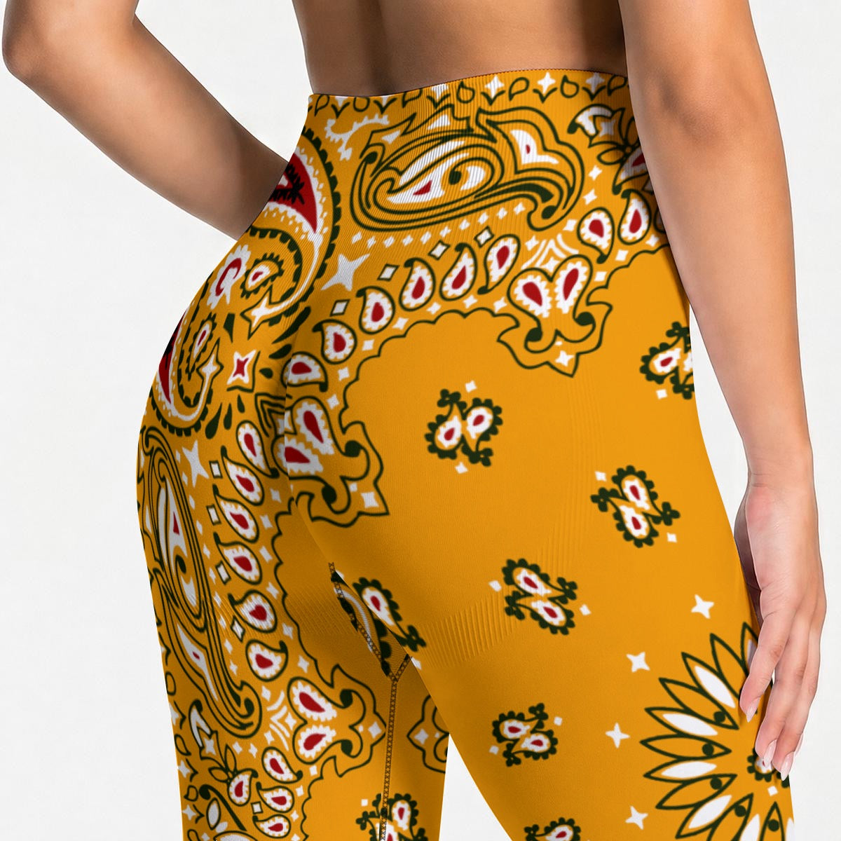 All-Over Print Women's Seamless High Waisted Butt-Lifting Leggings