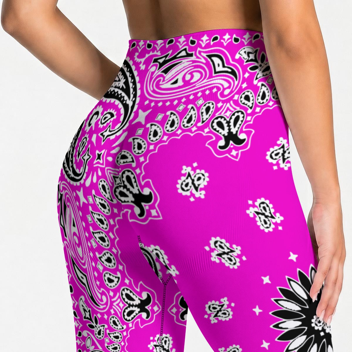 All-Over Print Women's Seamless High Waisted Butt-Lifting Leggings