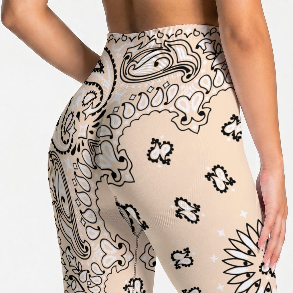 All-Over Print Women's Seamless High Waisted Butt-Lifting Leggings