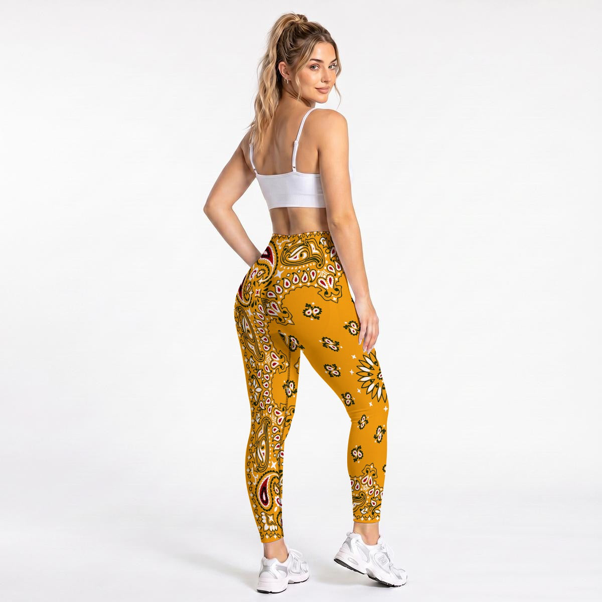 All-Over Print Women's Seamless High Waisted Butt-Lifting Leggings