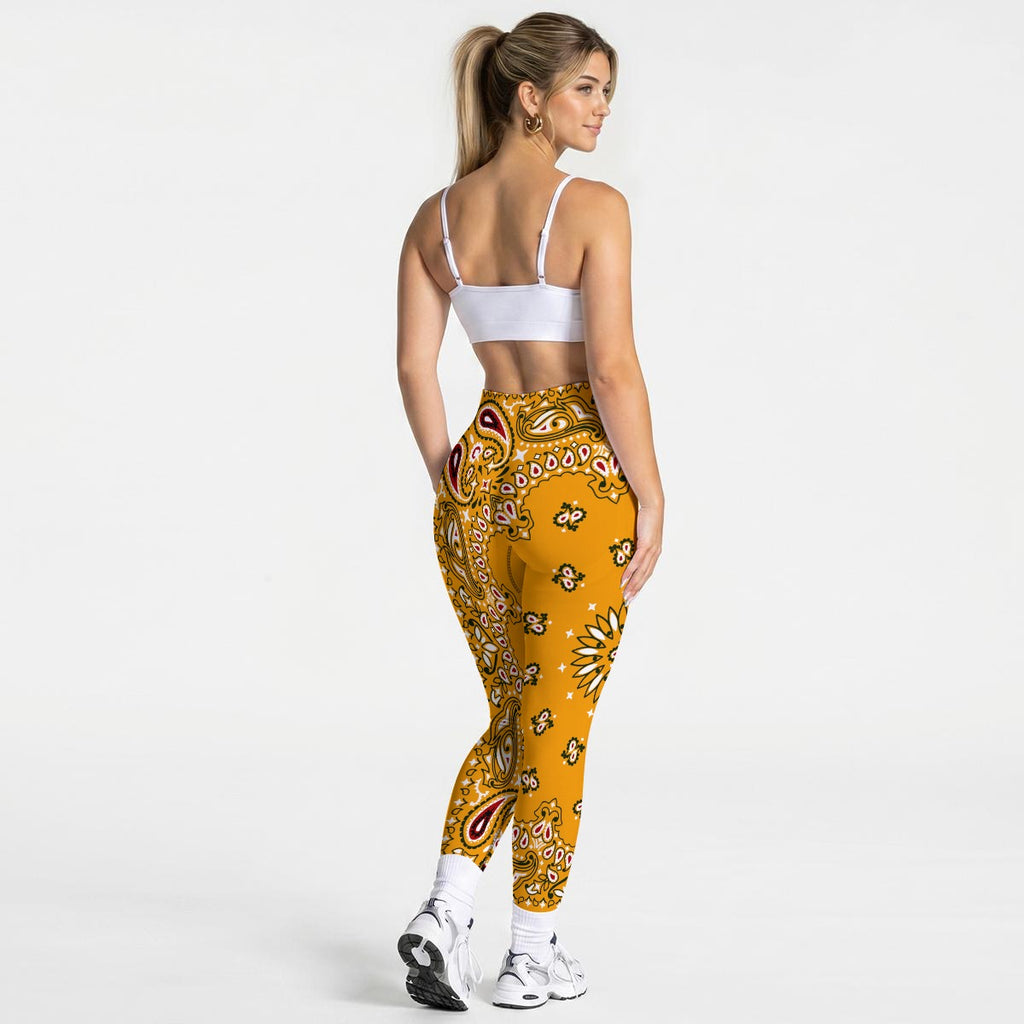 All-Over Print Women's Seamless High Waisted Butt-Lifting Leggings